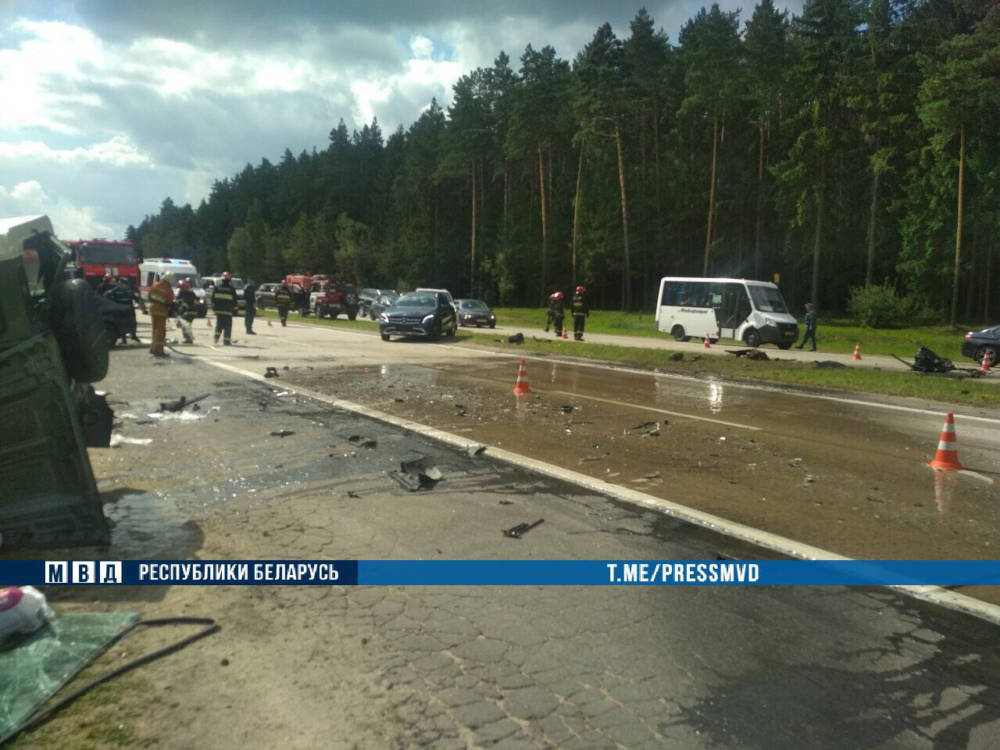 Трагедия на трассе М3 «Минск – Витебск»: семь человек госпитализированы, один погиб