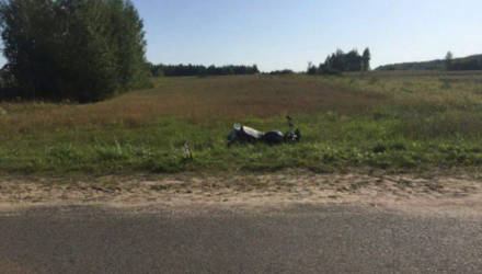 В Дрибинском районе мотоциклист попал в ДТП