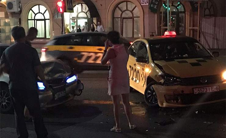 В Могилеве очередная авария с участием такси