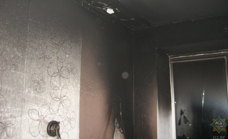 В Осиповичах в квартире произошел пожар