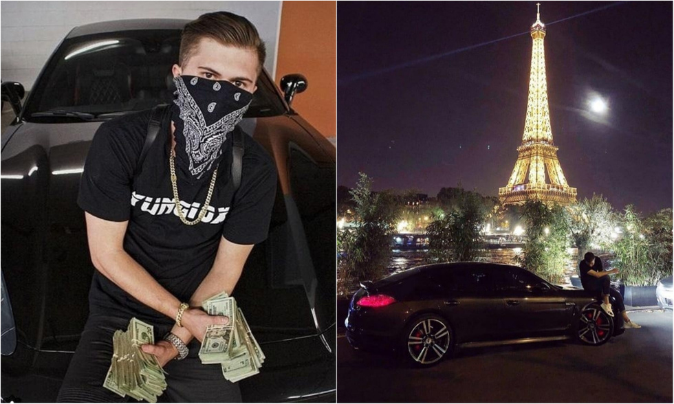 Блогера, который хвастался пачками денег и шикарными авто, посадили на 17,5 лет