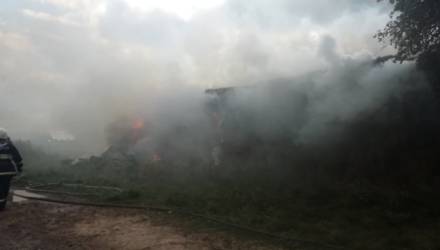 В Горецком районе сгорело 150 тонн соломы