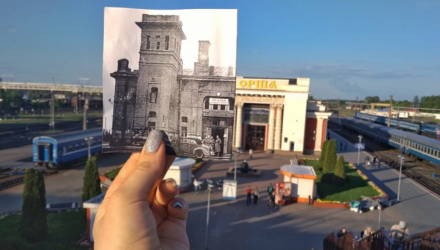 Возвращение «реликвий»: в Могилёве установили стенды, рассказывающие об утраченных памятниках архитектуры
