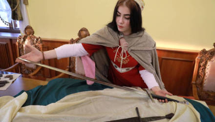 В Музее истории Могилёва прошла презентация 500-летнего меча