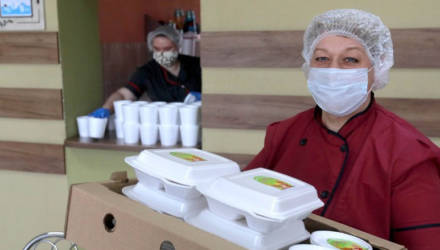 Бесплатные обеды для медиков готовит агрокомбинат "Заря" Могилевского района