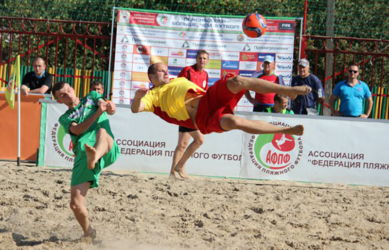 Кировск в конце июля будет принимать суперфинал чемпионата Беларуси по пляжному футболу